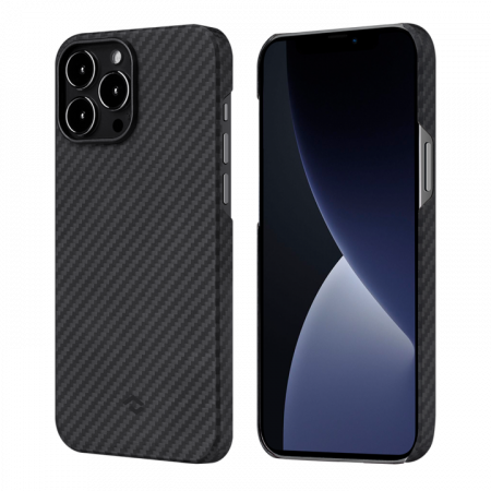 Чехол PITAKA Air Case для iPhone 13 Pro 6.1", черный/серый (Black/Grey Twill)