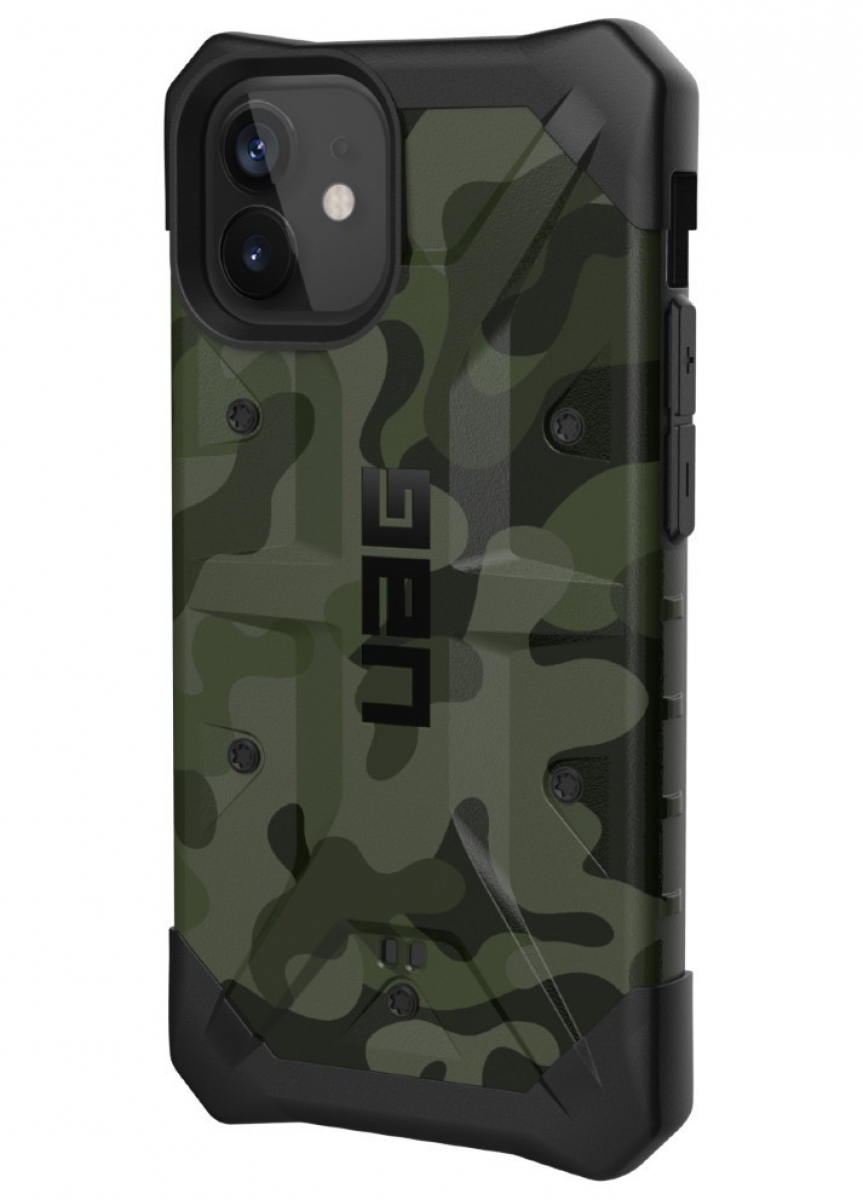 Чехол Uag Pathfinder SE Camo для iPhone 12 mini 5.4"зеленый камуфляж (Forest Camo)
