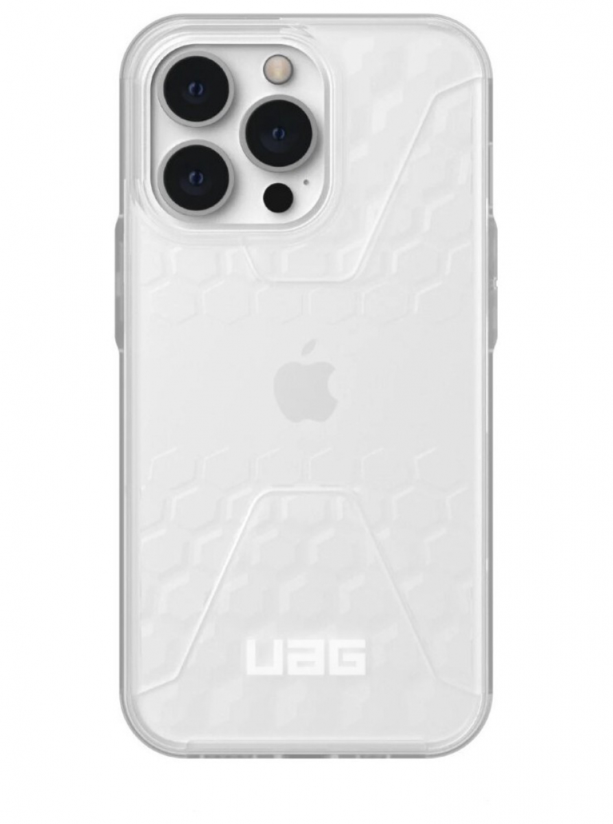 Чехол Uag Civilian для iPhone 13 Pro 6.1" прозрачный (Frosted Ice)