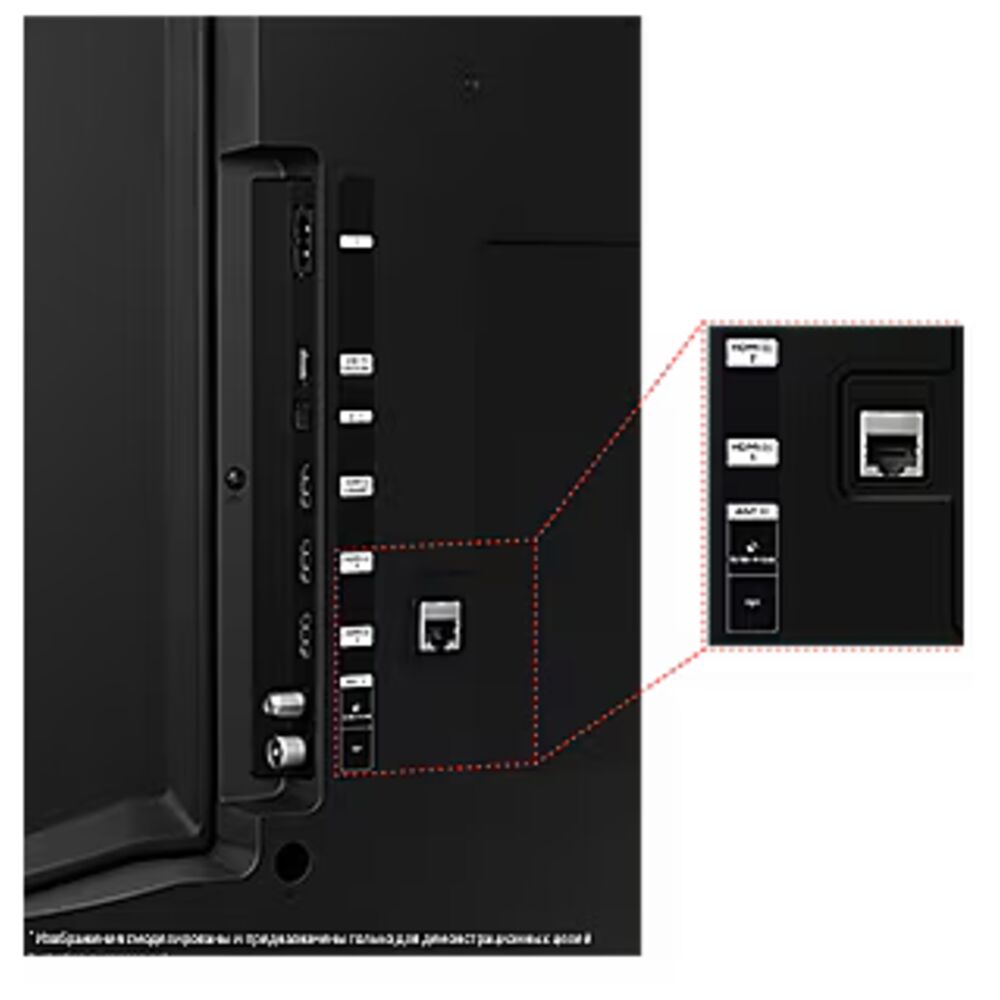 Телевизор ЖК 43" Samsung UE43CU7100UXRU черный