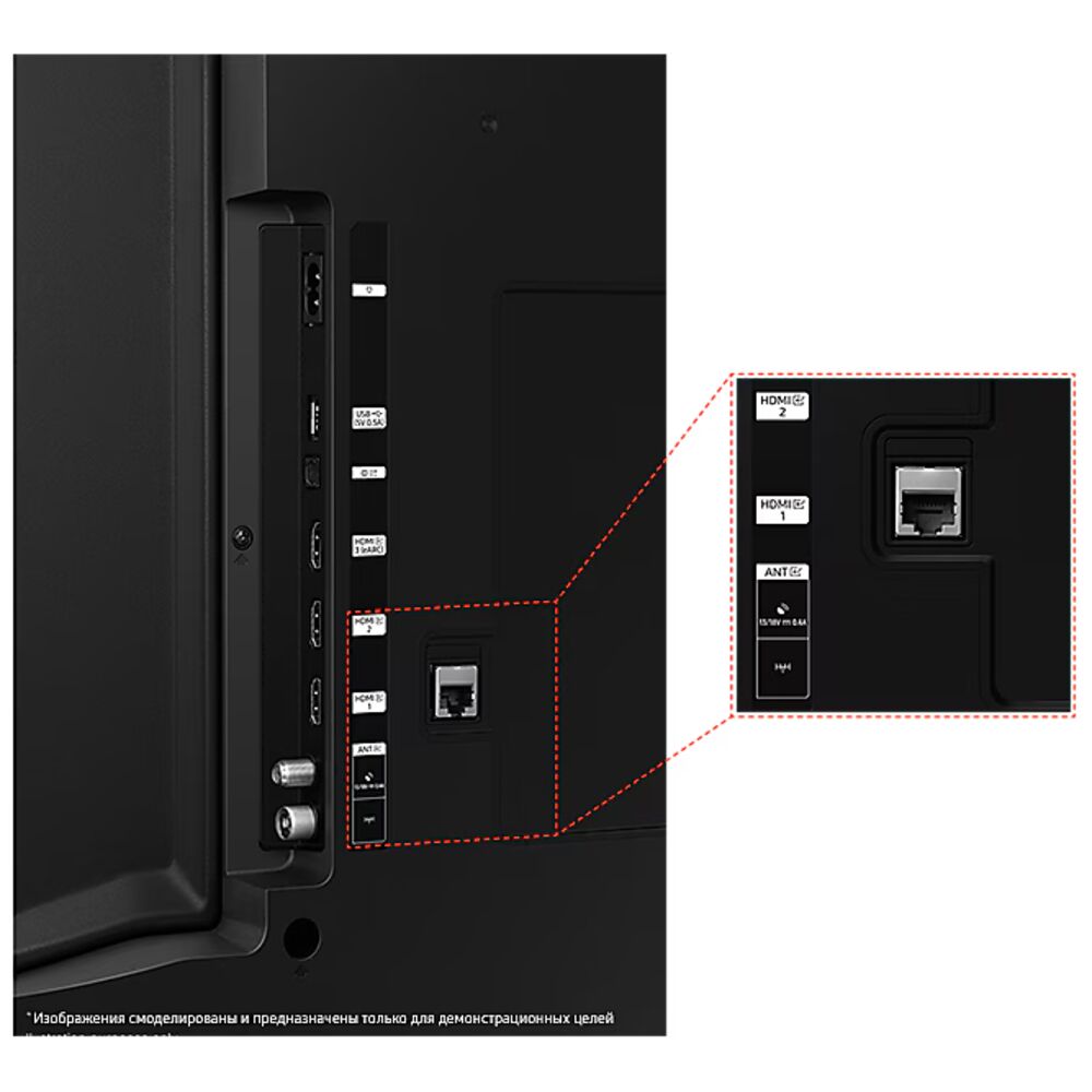Телевизор ЖК 65" Samsung UE65CU7100UXRU черный