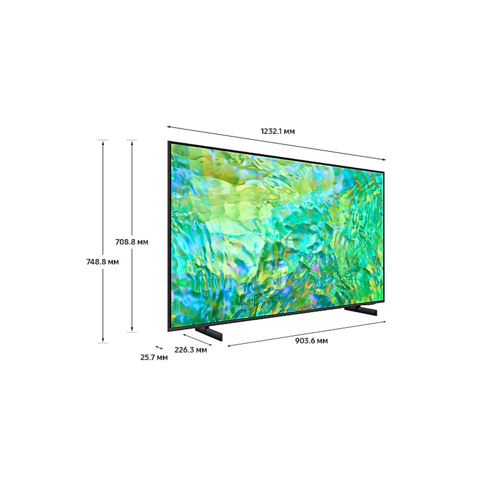 Телевизор ЖК 55" Samsung UE55CU8000UXRU черный