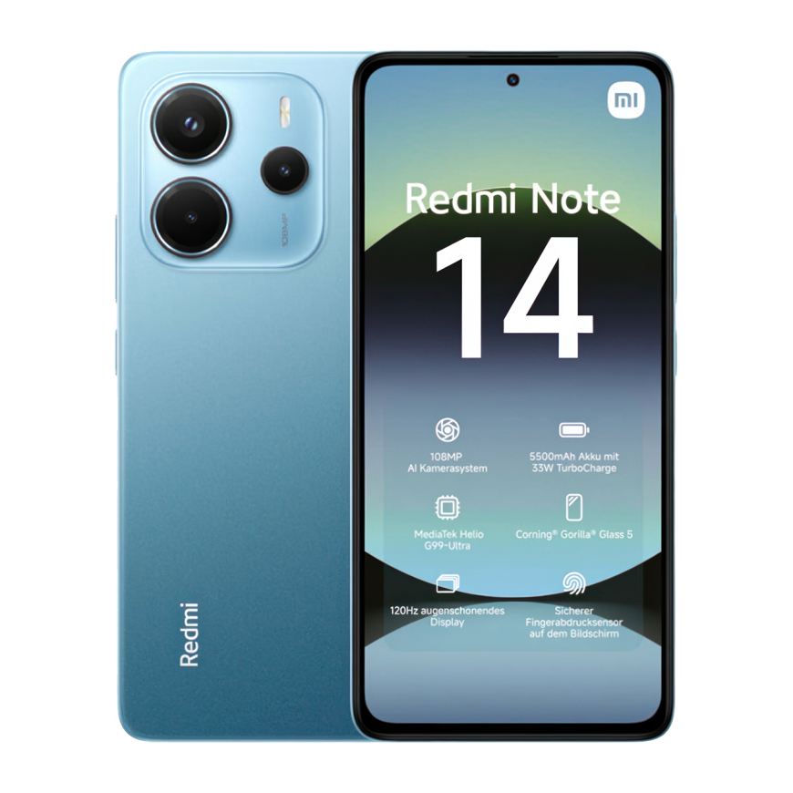 Смартфон Xiaomi Redmi Note 14 6/128 ГБ (Ocean Blue)