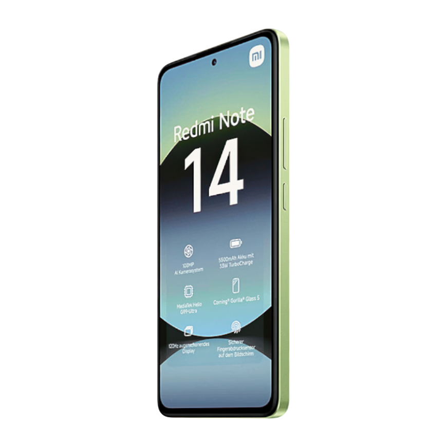 Смартфон Xiaomi Redmi Note 14 6/128 ГБ (Lime Green)