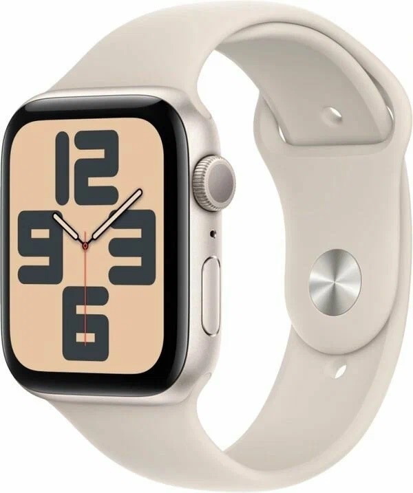 Умные часы Apple Watch SE 2024 44mm (Starlight) S/M - M/L