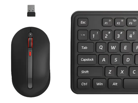 Клавиатура и мышь Xiaomi MIIIW Wireless Keyboard and Mouse Combo Gen 3 MW24PB03 Black Русские буквы