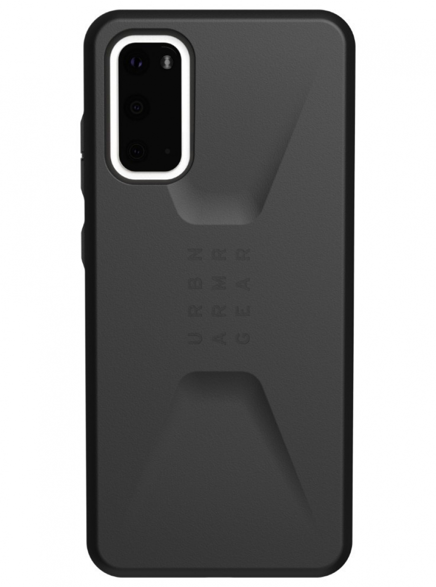 Чехол Uag Civilian для Samsung Galaxy S20 черный (Black)