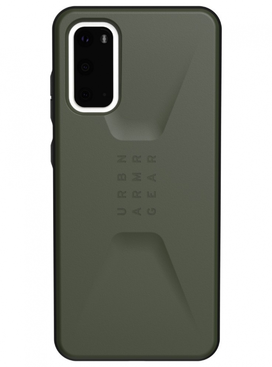 Чехол Uag Civilian для Samsung Galaxy S20 оливковый (Olive Drab)