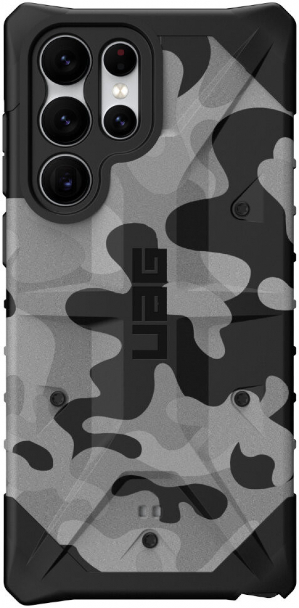 Чехол Uag Pathfinder SE Camo для Samsung Galaxy S22 Ultra, черный камуфляж (Midnight Camo)
