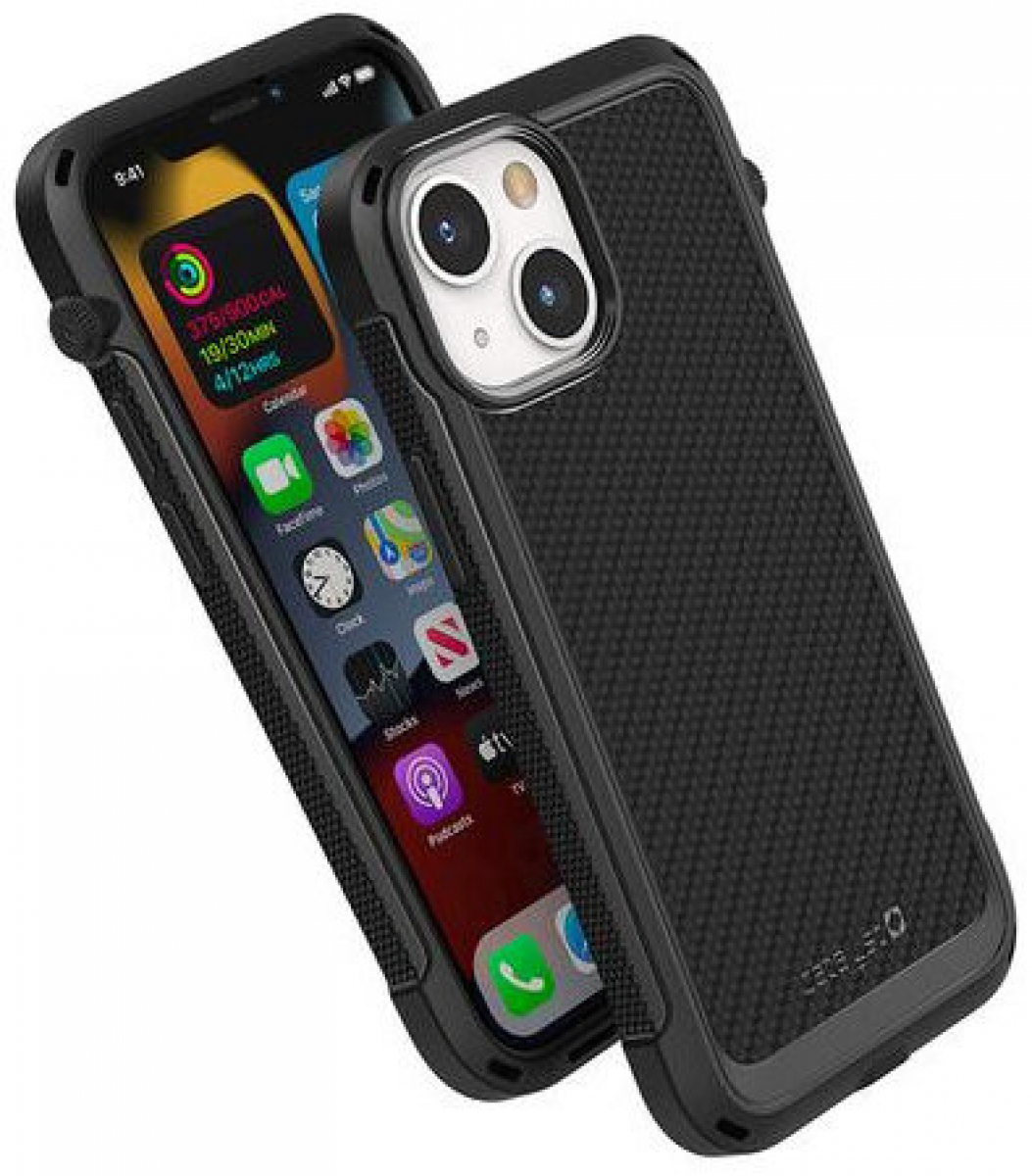 Ударостойкий чехол Catalyst Vibe Impact Case для iPhone 13 Pro 6.1", черный Carbon (Stealth Black)