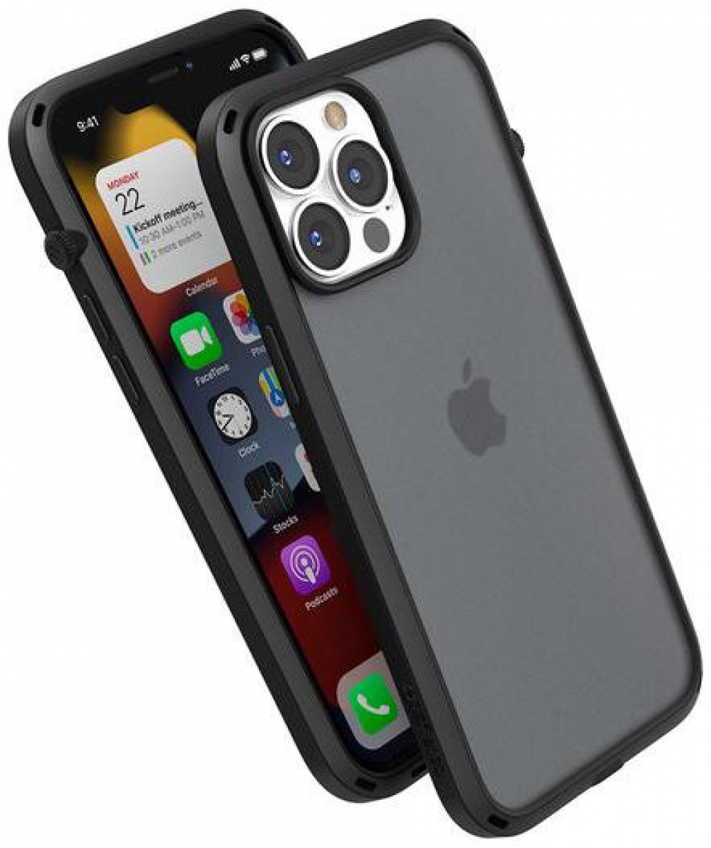Ударостойкий чехол Catalyst Influence Impact Case для iPhone 13 Pro Max 6.7", черный (Stealth Black)