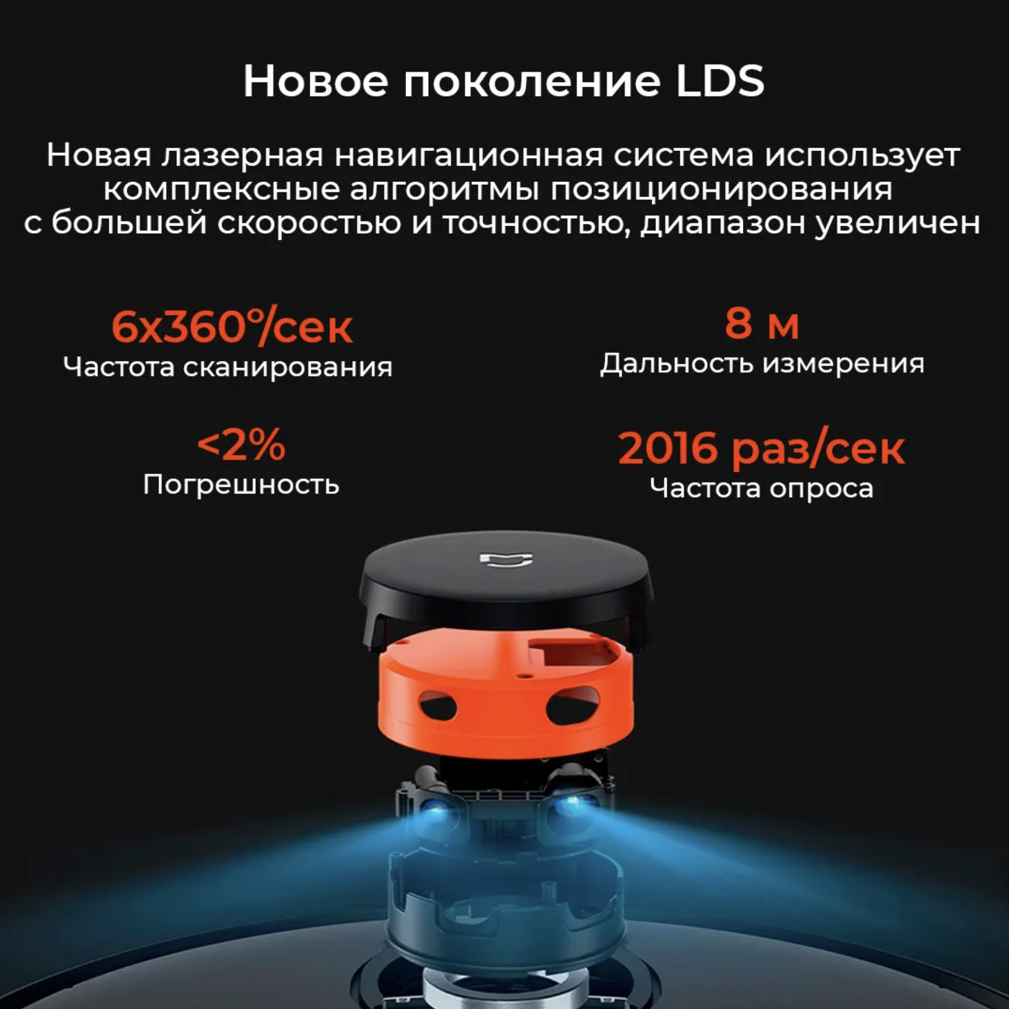 Робот-пылесос Xiaomi MI Robot Vacuum-Mop P LDS Global